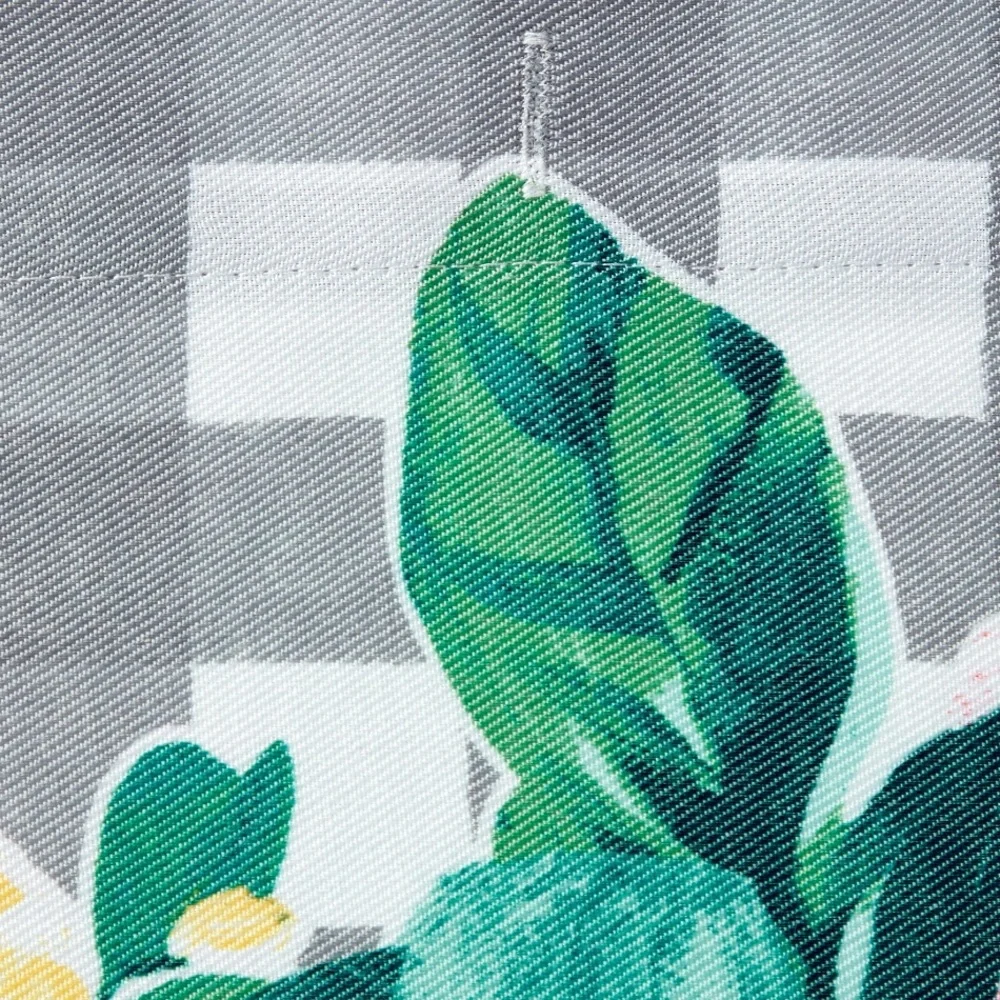 The Pioneer Woman Sweet Romance Gingham Floral Cotton-Rich Shower Curtain